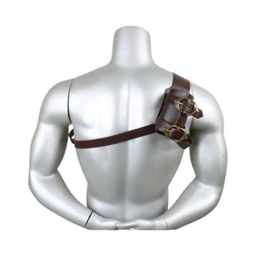 Imagem de Cinto De Couro Masculino Com Bainha Para Espada, Acessório Para Larp, 