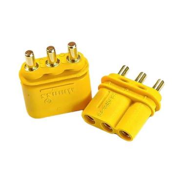 Imagem de Conector De Bateria Lipo RC Amass MR30 MR30PB MR30PW Macho E Fêmea Com