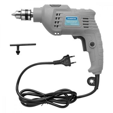 Imagem de Furadeira de Impacto 500 W  3/8" 127 V Tramontina para Uso Domestico com Velocidade Variavel Sistema de Reversão e Botão