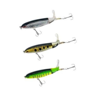 Imagem de Isca De Pesca Flutuante Whopper Plopper 10Cm 14Cm Com Olhos 3D, Isca D