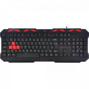 Imagem de Teclado Gamer Fortrek Spider Gk706 Preto-vermelho