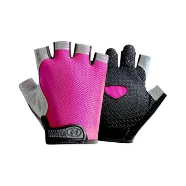 Imagem de Luvas Unissex Respiráveis Antiderrapantes De Meio Dedo Para Fitness, C