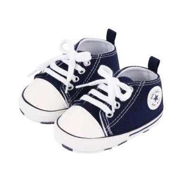 Imagem de Tênis De Lona Unissex Para Bebês, Sola Macia Antiderrapante, Primeiros