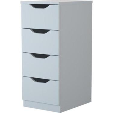 Imagem de Gaveteiro com 4 Gavetas Multivisão Branco