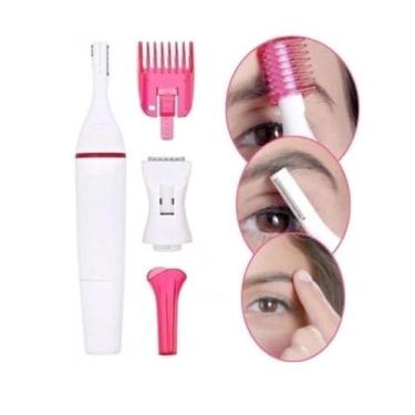 Imagem de Aparador Elétrico Mini 4 em 1 - Solução Prática para Depilação Feminin