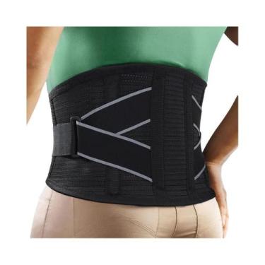 Imagem de Cinto De Suporte Lombar Esportivo Respirável Para Levantamento De Peso