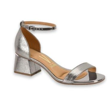 Imagem de Sandália Feminina Vizzano Salto Bloco Tira Única-Feminino