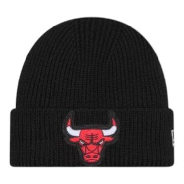 Imagem de Gorro New Era Chicago Bulls Skull Knit Masculino Preto-Masculino