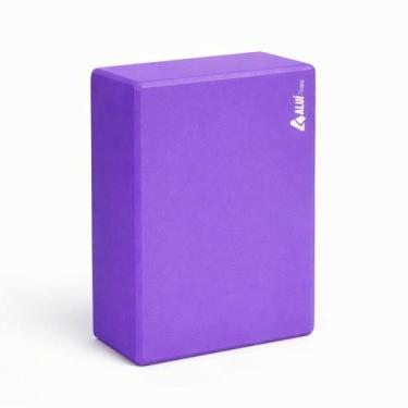 Imagem de Bloco yoga eva alongamento 23x15x8cm pilates meditação aluí - - Aluí F