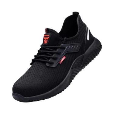 Imagem de Calçados De Segurança Masculinos Com Biqueira De Aço, Leves, À Prova D