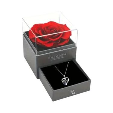 Imagem de Colar Com Pingente Em Formato De Coração, Design Elegante E Vazado, Id