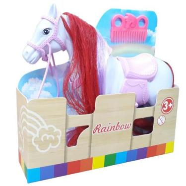Imagem de Cavalinho com redea bbr - BBR Toys, Rainbow, UN