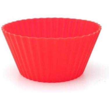 Imagem de Kit forminha de silicone para cupcake 12 peças - bazar do saara