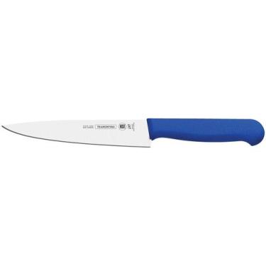 Imagem de Faca para carne 6" Lâmina Aço Inox Tramontina Azul