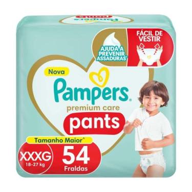 Imagem de Fralda Infantil Pampers Premium Care Pants Tamanho XXXG com 54 Fraldas