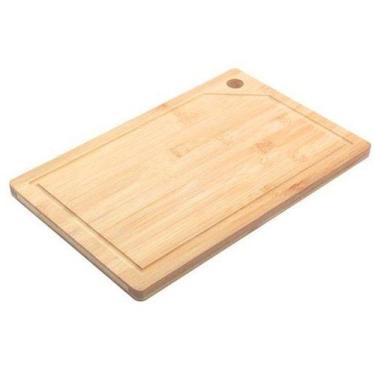 Imagem de Tabua Corte Bambu Churrasco Cozinha 38x25cm Hauskraft