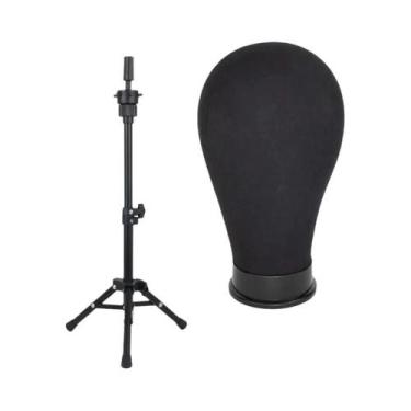 Imagem de Cabeça De Manequim Para Perucas De 22 Polegadas Com Suporte Para Exibi