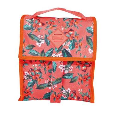 Imagem de Lancheira Dobravel e Gel Sestini Fit Caju Laranja - Coral, Colorido