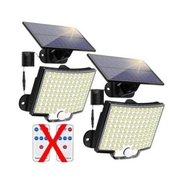 Imagem de Lâmpada Solar 106LED Para Exterior À Prova d'Água Com 3 Modos De Ilumi