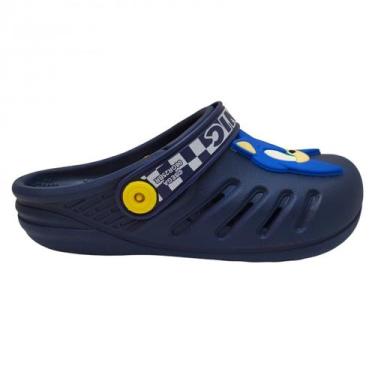 Imagem de Babuche Infantil Menino Grendene Sonic Read 23371, Azul, 31