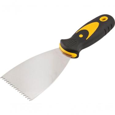 Imagem de Espátula Betumadeira Aço Carbono 2 5Cm Cabo Pvc Anatômico -