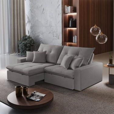 Imagem de Sofa Retratil e Reclinavel Imperio 230 cm Braco 25 cm Meu Sofa Online