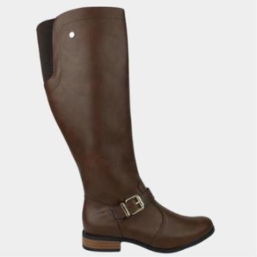 Imagem de Bota Feminina Montaria Abaí Cano Longo Salto Baixo Cor:;Tamanho:34-Feminino