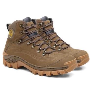 Imagem de Bota Esportiva N7 Cano Baixo Palmilha Ortopédica Solado Costurado Coturno Masculino-Mas...