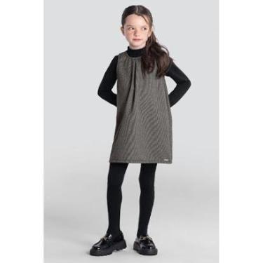 Imagem de Conjunto infantil menina em cotton Mundi Preto-Feminino