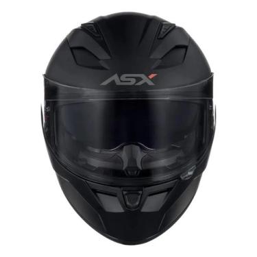 Imagem de Capacete asx city sv solid preto fosco grafite 56/s