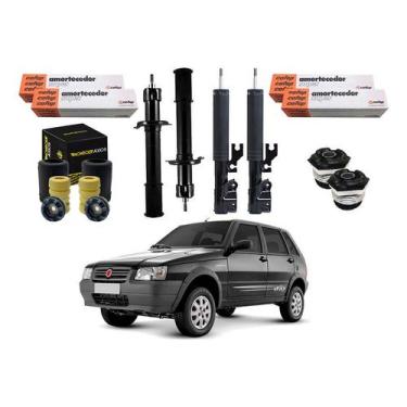 Imagem de Kit Amortecedor Dianteiro Traseiro Uno Way 1.0 2008 A 2013 - Cofap