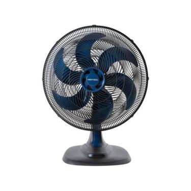 Imagem de Ventilador de Mesa 40CM Oscilante Turbo 6 Pás Azul 127V Premium Ventis