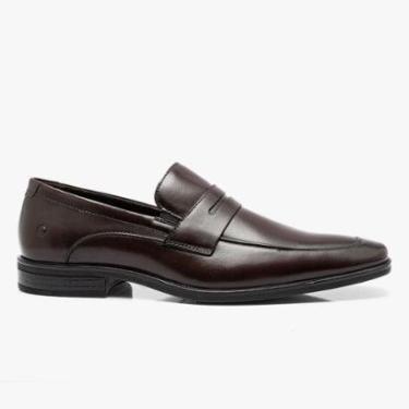 Imagem de Sapato Social Vega Couro Marrom-Masculino