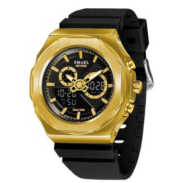 Imagem de relogio unissex  display duplo  a prova d´agua esportivo de quartzo