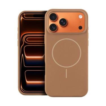 Imagem de Capa case capinha compatível com iPhone 17 Pro Max Silicon Liquid Mags