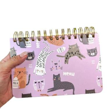Imagem de Planner Semanal Não Datado Espiral - Permanente - Patinha de Gato  Gat