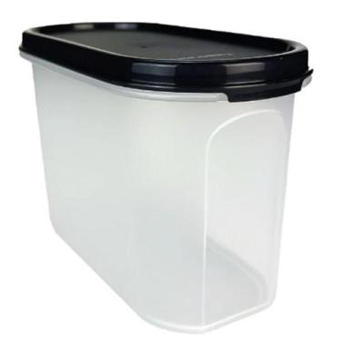 Imagem de Modular Oval 1,1 litros com tampa Preta Tupperware
