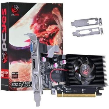 Imagem de Placa de video amd radeon r5 230 2gb ddr3 64 bits com kit low profile 