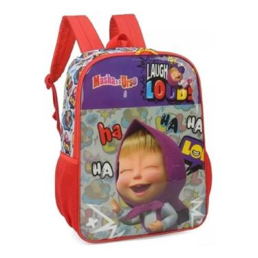 Imagem de Mochila Costas Escolar Alça Infantil Masha E O Urso Luxcel, Is37501mu,