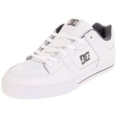 Imagem de Tênis masculino Pure por DC Shoes, Branco/Navio de guerra/branco, 37