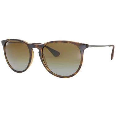 Imagem de Óculos de Sol Ray-Ban Erika Classic RB4171L Demi Lentes Polarizadas 71