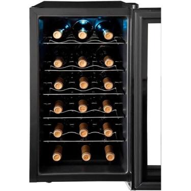 Imagem de Adega Termoelétrica Suggar Cannes 18 Garrafas Porta Espelhad, 110V