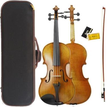 Imagem de Violino 4/4 Profissional Orquezz Feito à Mão Verniz à óleo
