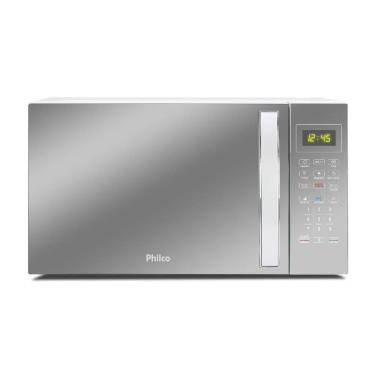Imagem de Micro-ondas de Bancada Philco PMO38E 33L 1400W com Funções Especiais Prata 110V