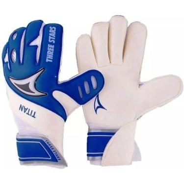 Imagem de Luva Goleiro Three Stars Titan Profissional Várias Cores, Titanbranca,