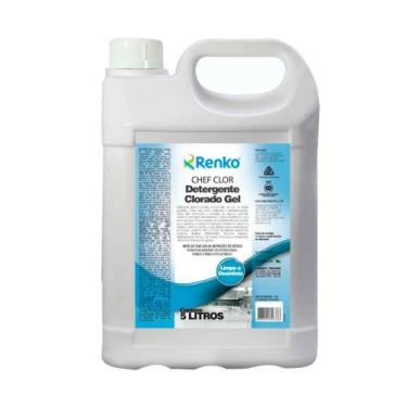 Imagem de Detergente Clorado em Gel Chef Clor 5 Litros BB5L - Renko CHCL5L