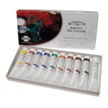 Imagem de Kit Tinta Óleo Profissional 10 Cores Winsor & Newton