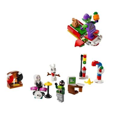 Imagem de Calendário do Advento Homem-Aranha 2024 246 Peças Lego