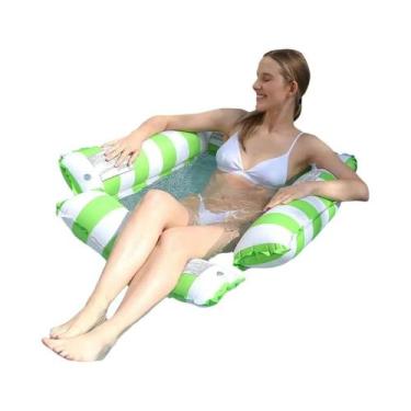 Imagem de Colchão Flutuante Inflável E Dobrável Em PVC Para Festa Na Piscina - Y