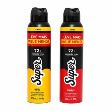 Imagem de Kit Desodorante Cimed Super Wood + Energy 250ml